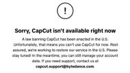 Users are met with this message when accessing the website (Image via author)